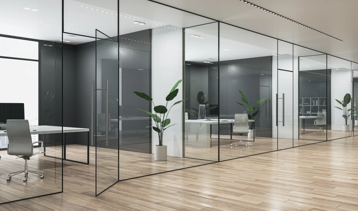 Sliding Glass Door with Floor Track