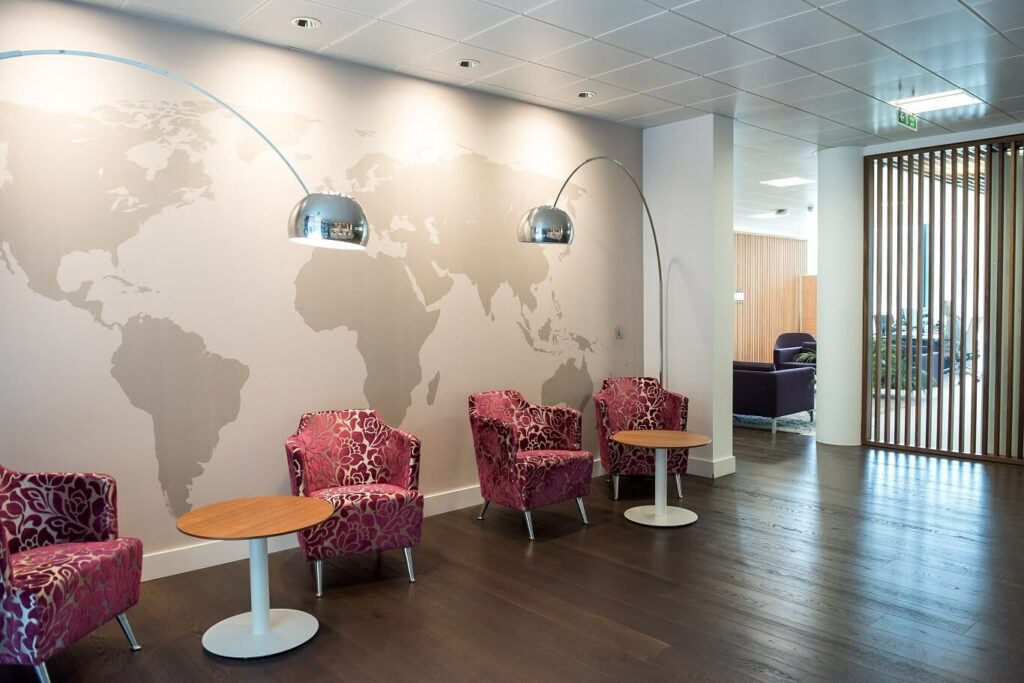 office Reception design idea