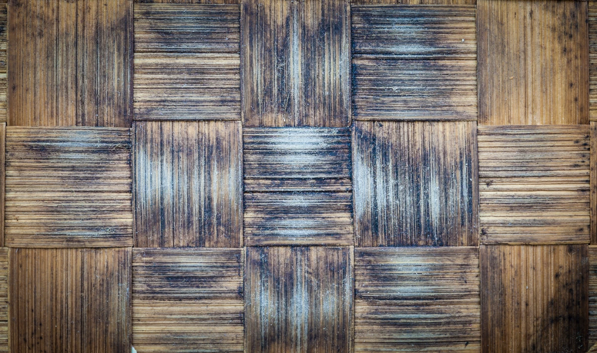 Wooden tiles design for wall used inside office cabins