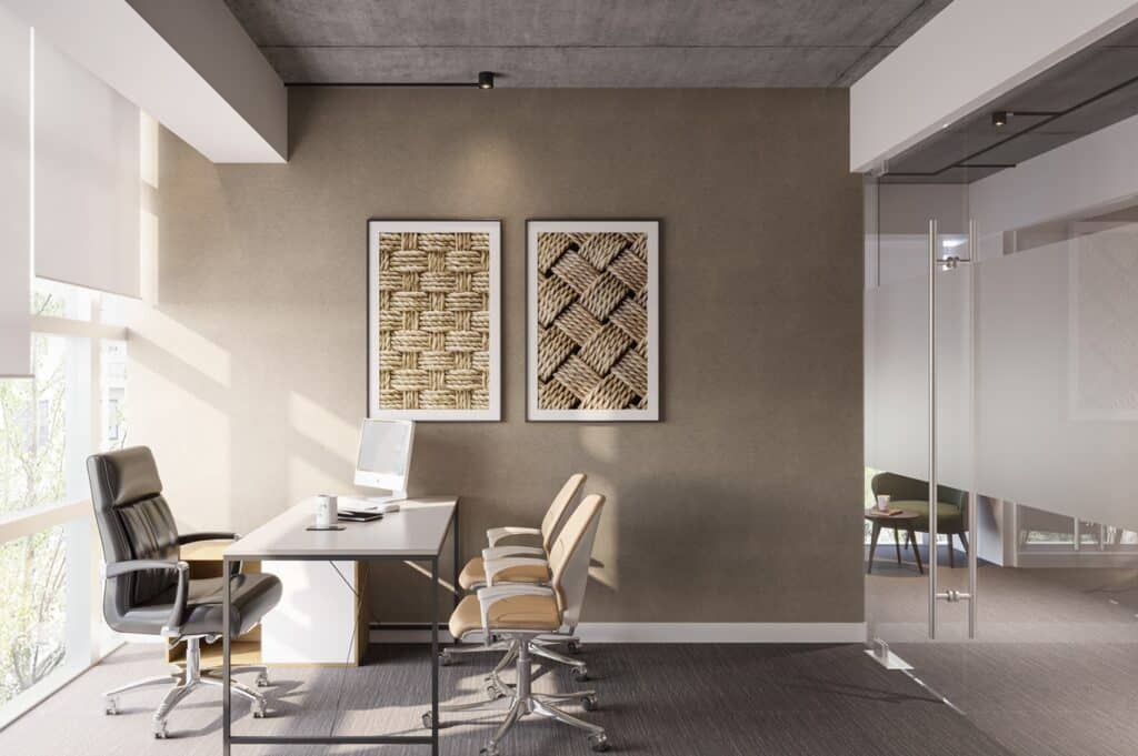 Office wall Neutral Tones colour