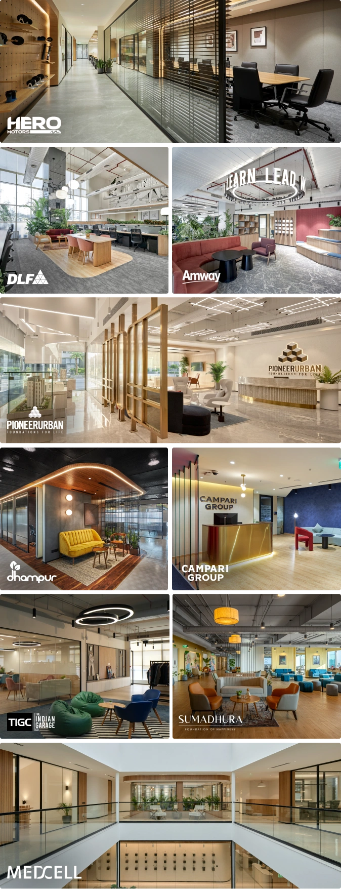Office space interior design projects by Officebanao in India