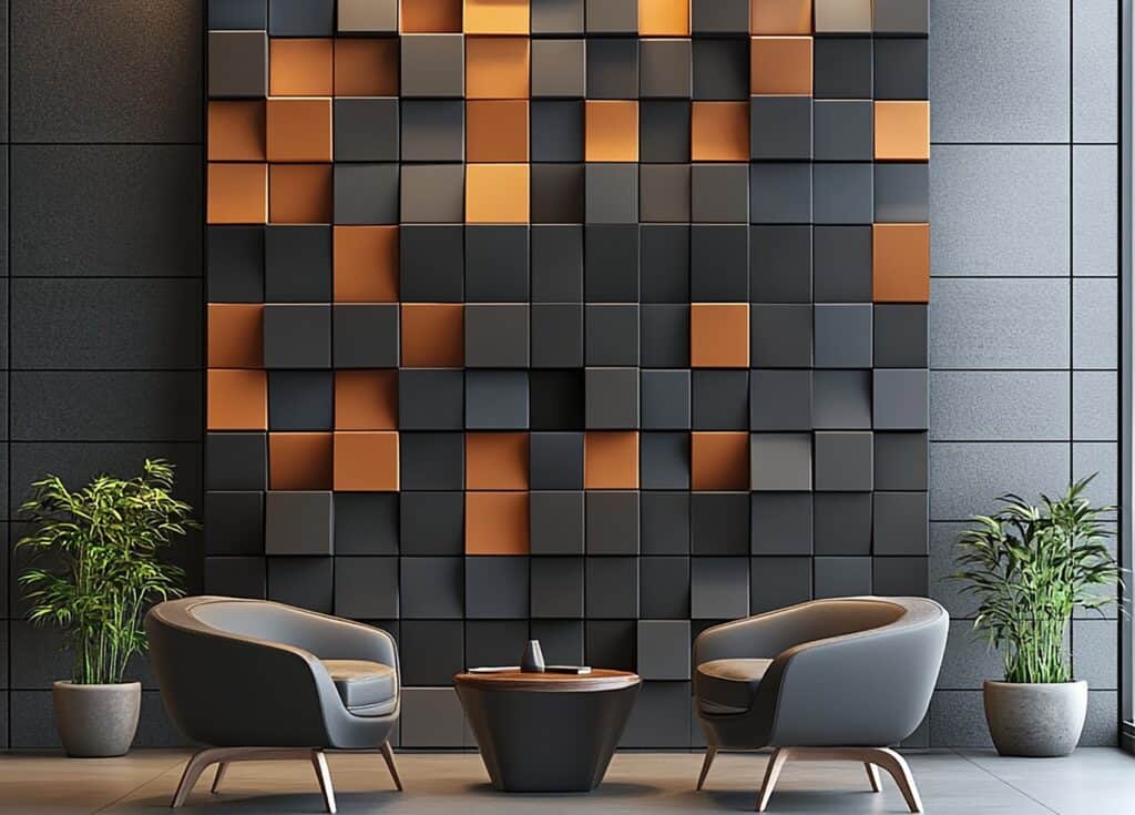 Modular functional office wall design idea