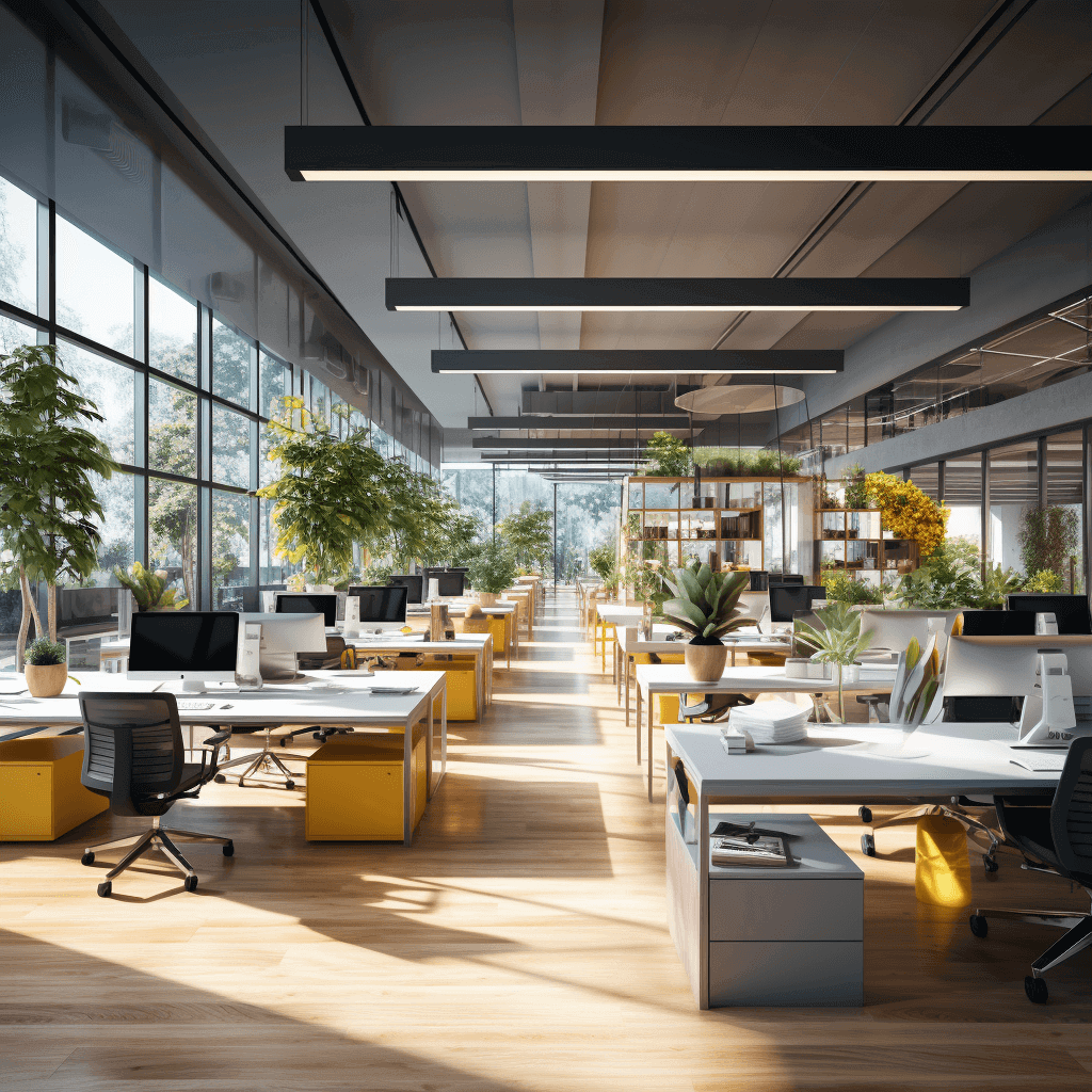 Workhall_Modern Biophilic