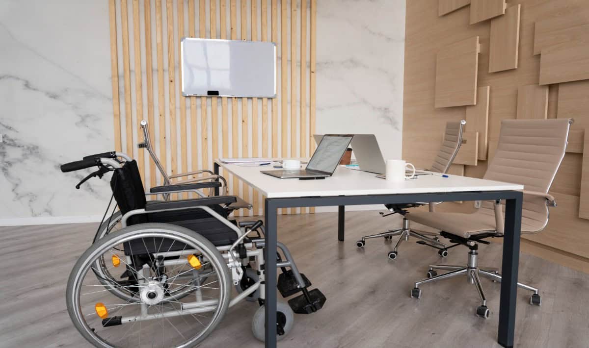 Accessibility and mobility of office interior design