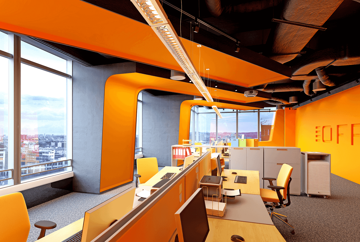 Pick The Best Wall Paint Color For Your Office Wall Designs