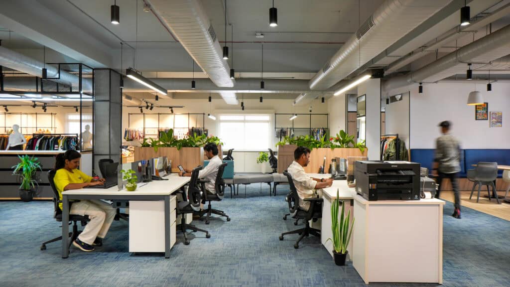 Modern eco-friendly office interior