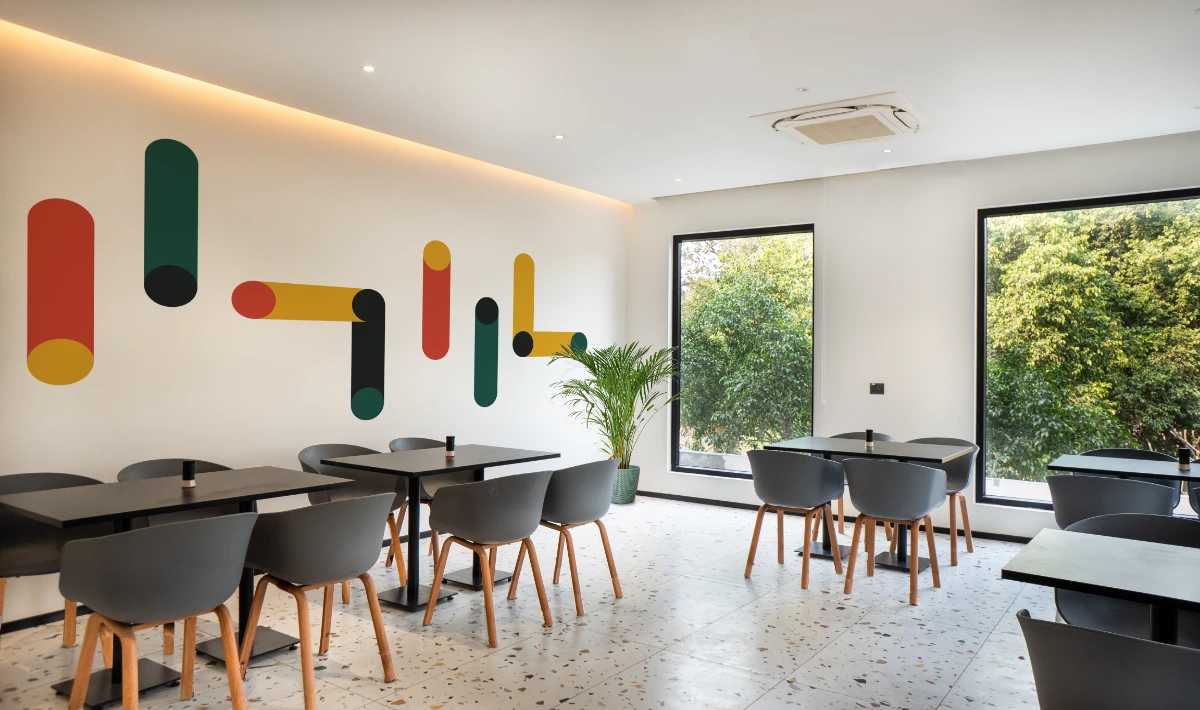 Durable office ceiling materials designed for easy maintenance
