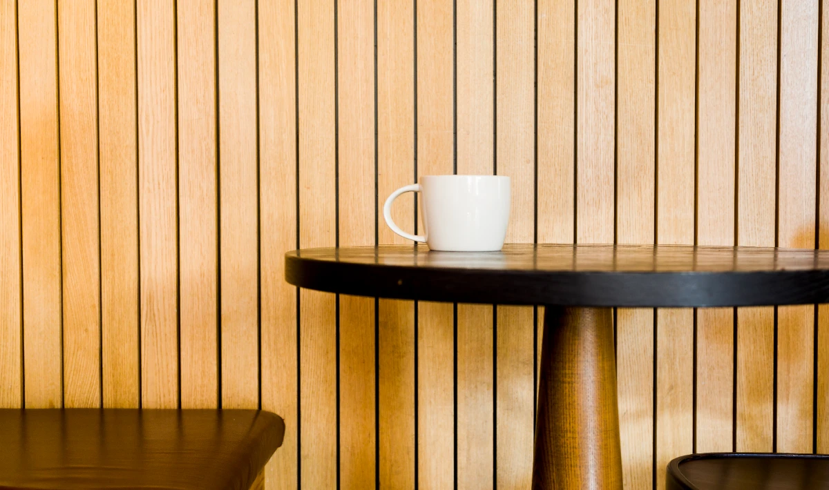 Reclaimed wood wall design adding warmth and character to offices