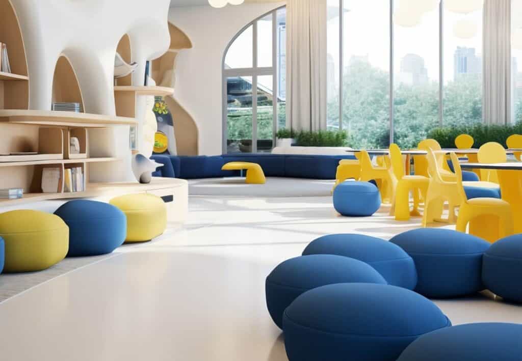 office wall colour design