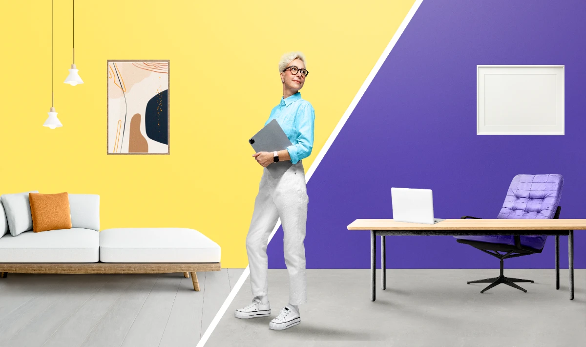 Office wall colour combinations showcasing modern creative studios