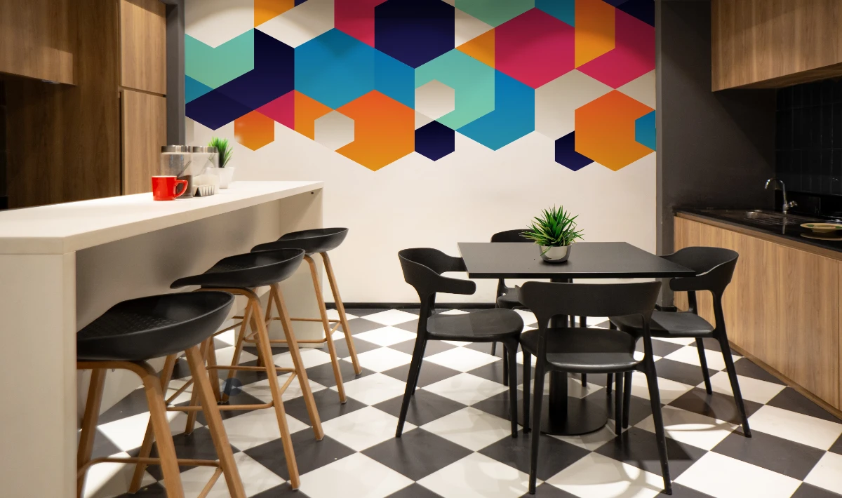 Multi-functional office furniture saving the space and budget.
