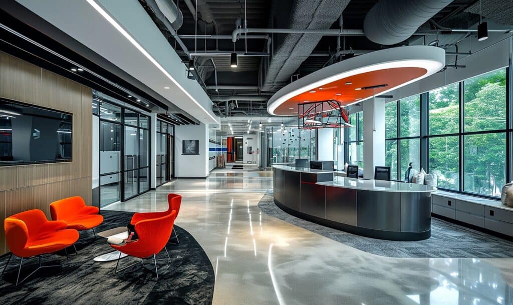 modern interior for office
