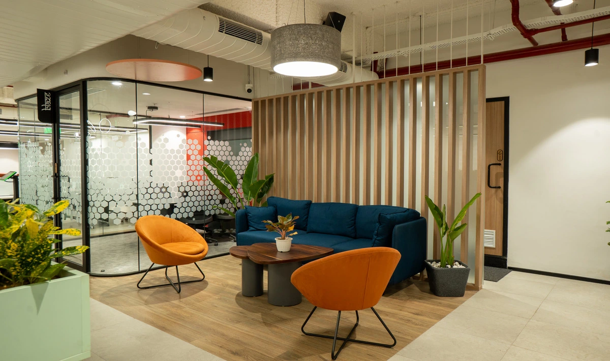 Office breakout area to boost productivity