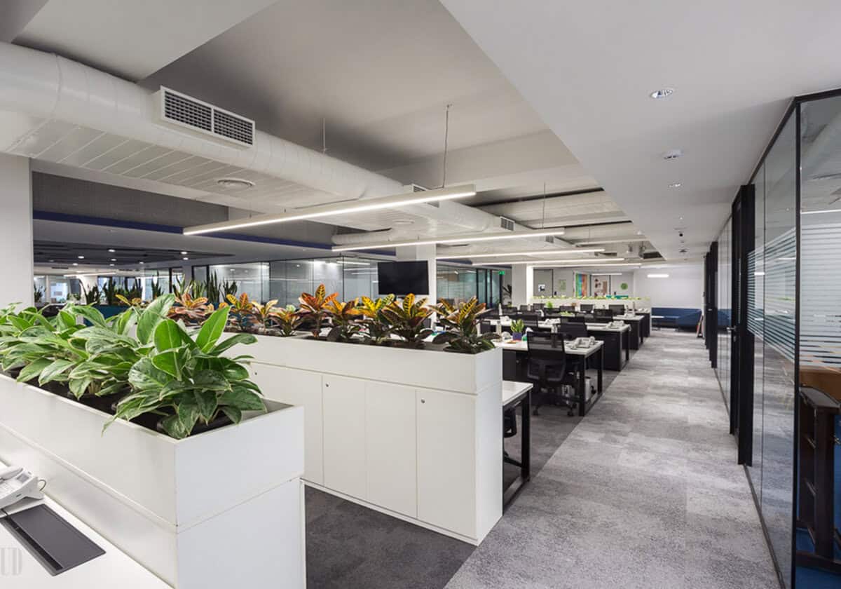 Eco-friendly materials in travel agency office design