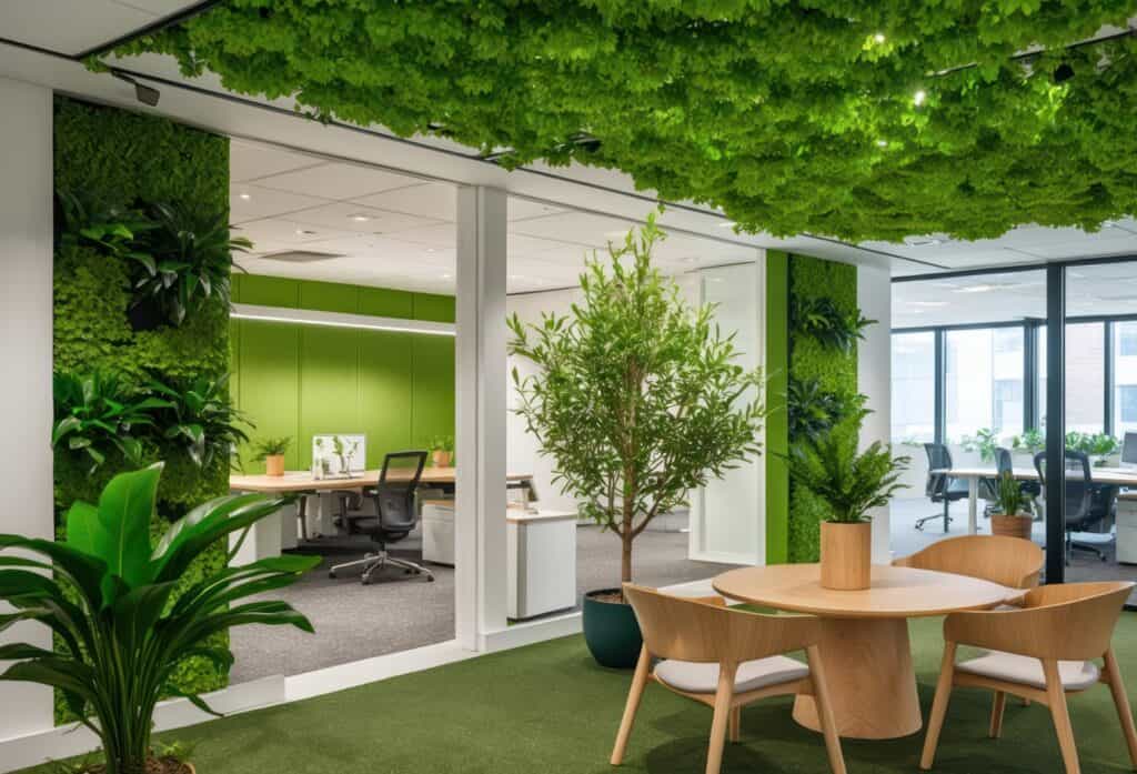 Stylish eco friendly office space