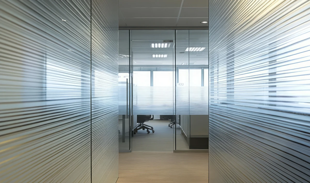 Decorative Film Glass Door