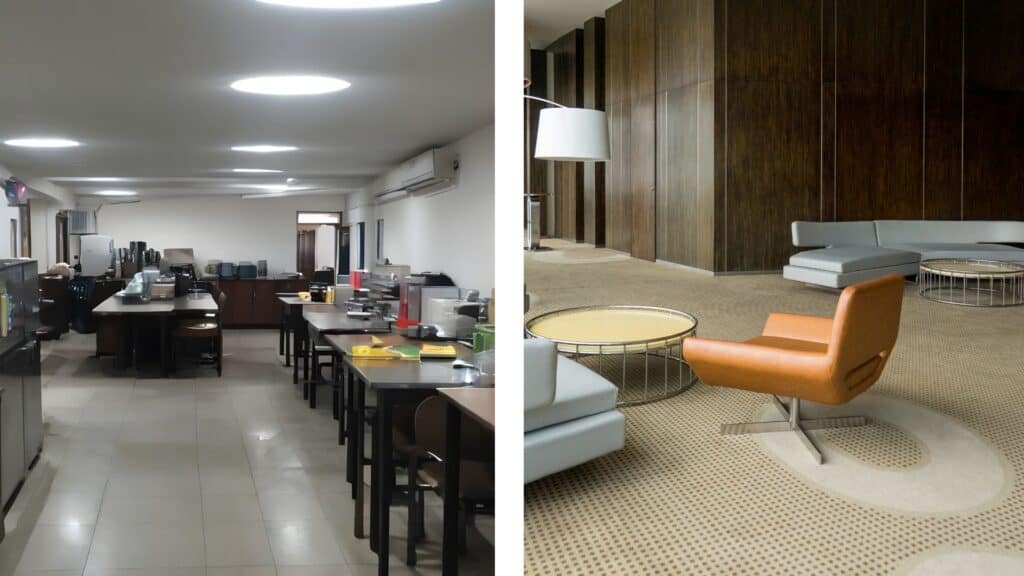 Breakroom interior