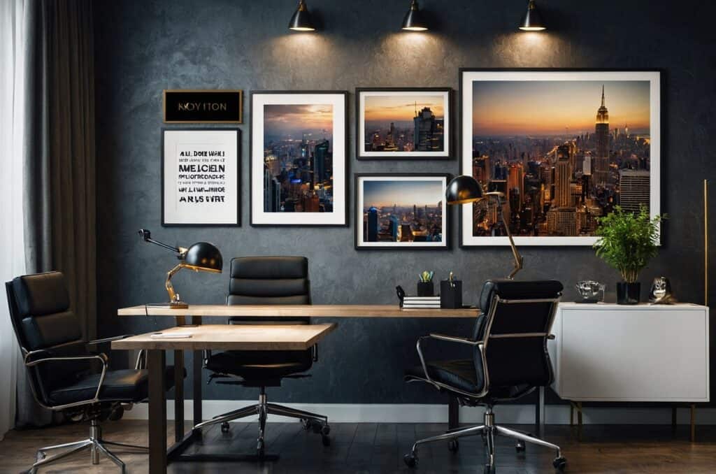 Gallery wall design idea