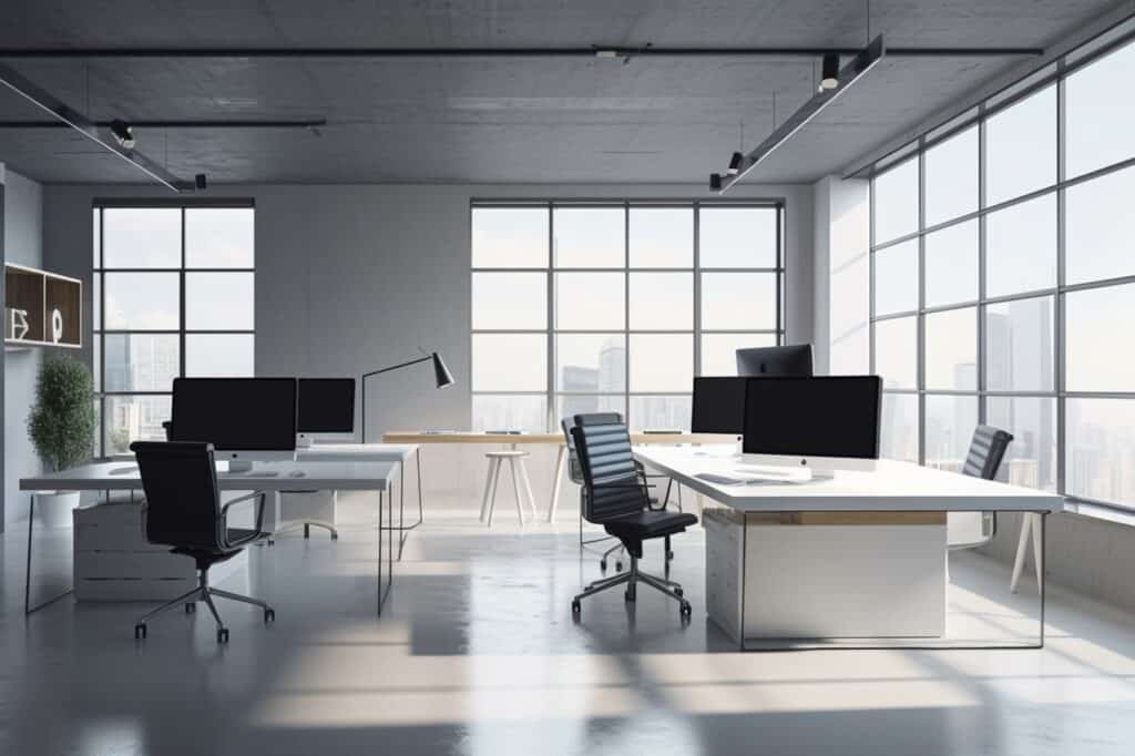 minimalist office chamber
