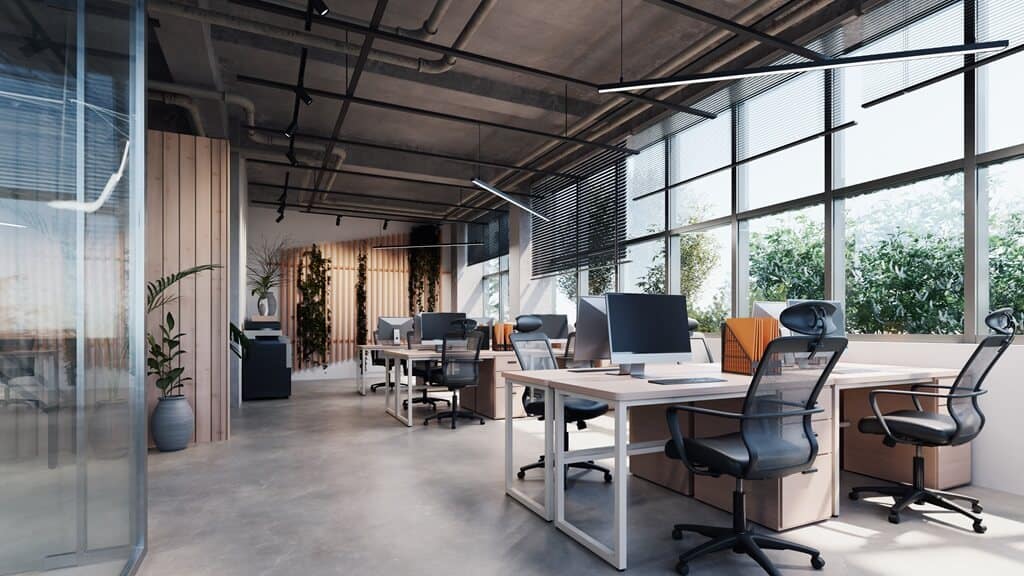 modern style office workstation design