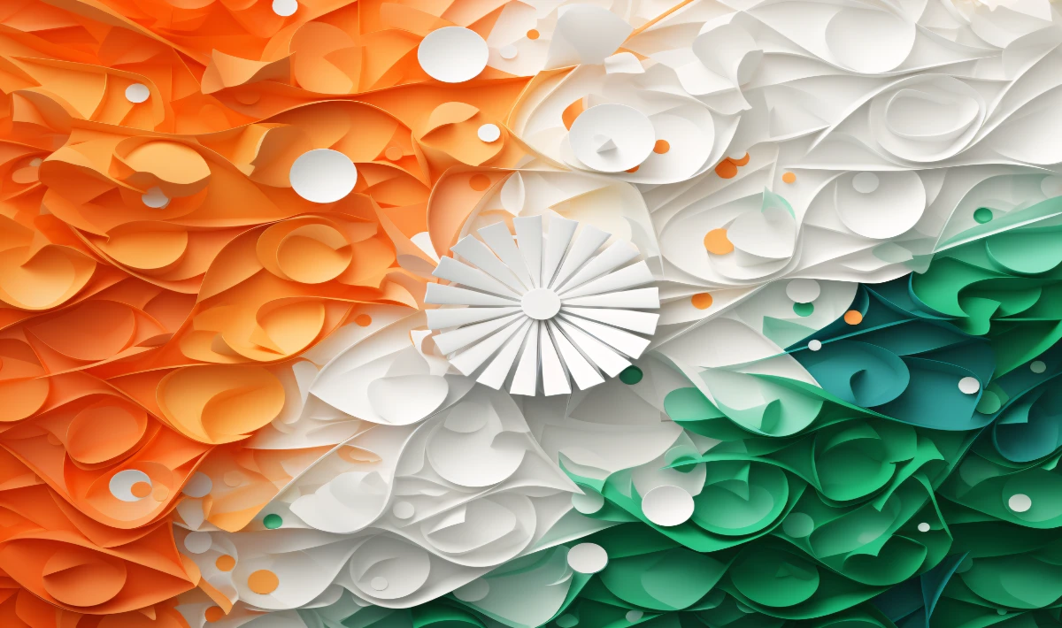 Republic Day decoration ideas showcasing office wall designs with tricolour