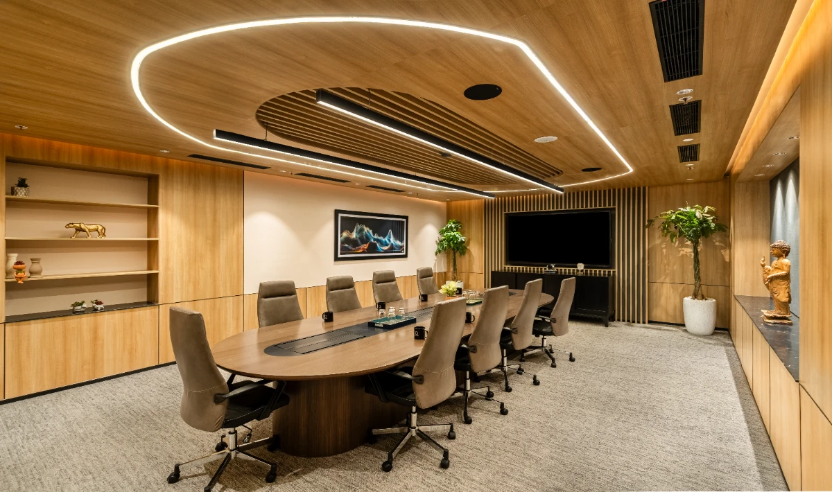 Modern office with tech integration for better productivity