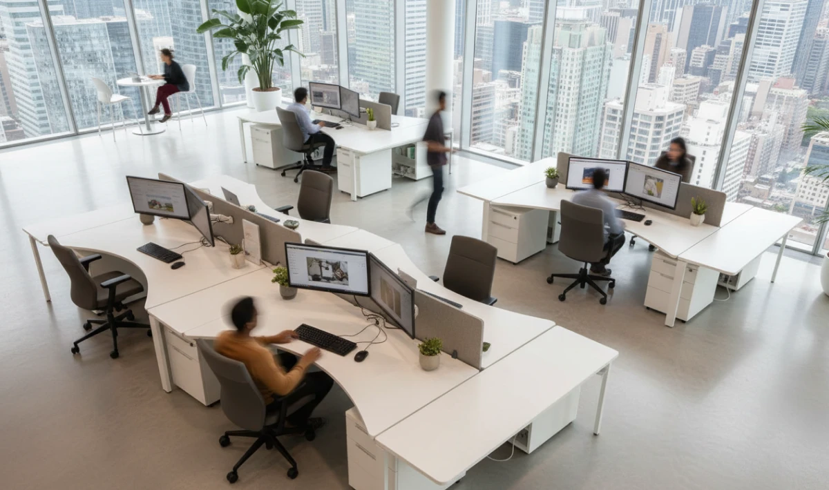 Scalable office layout designed to support business growth