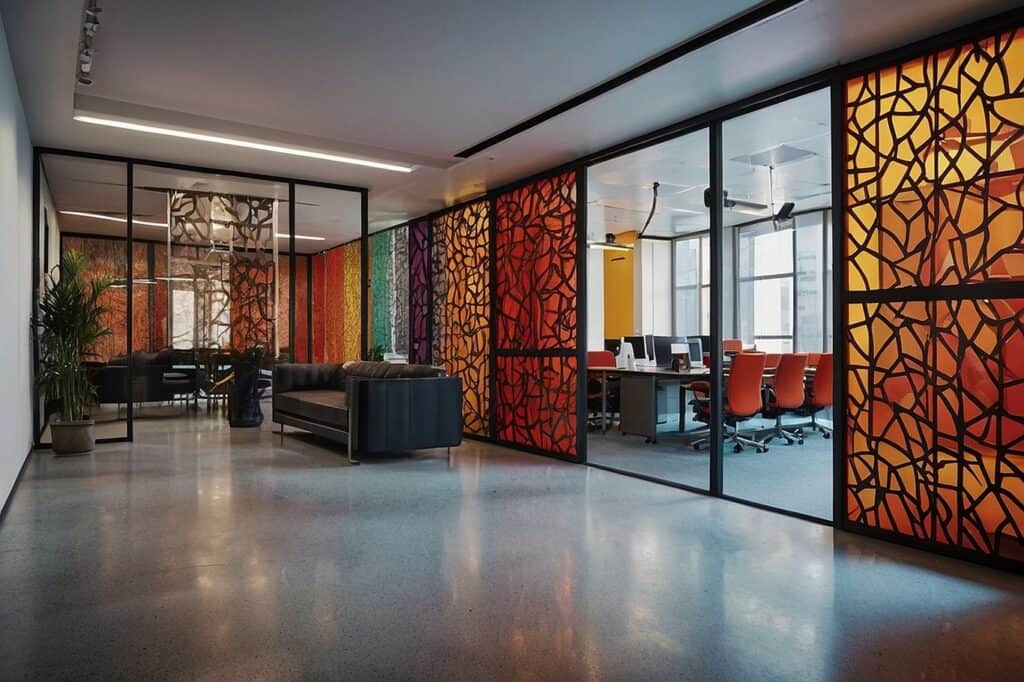 office creative partition designs