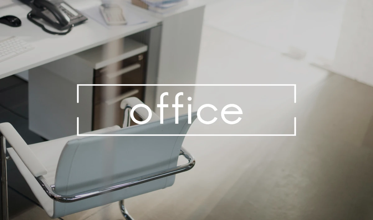 Luxury office interior design with subtle brand identity elements