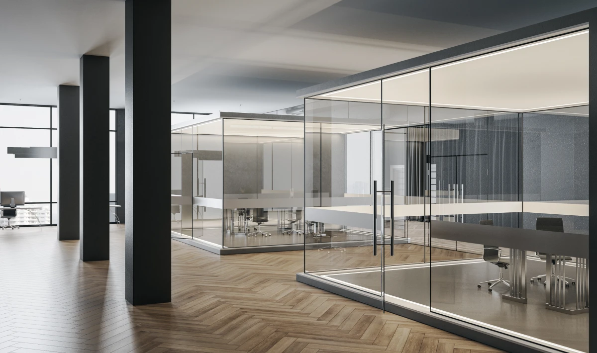 Double Glass Door