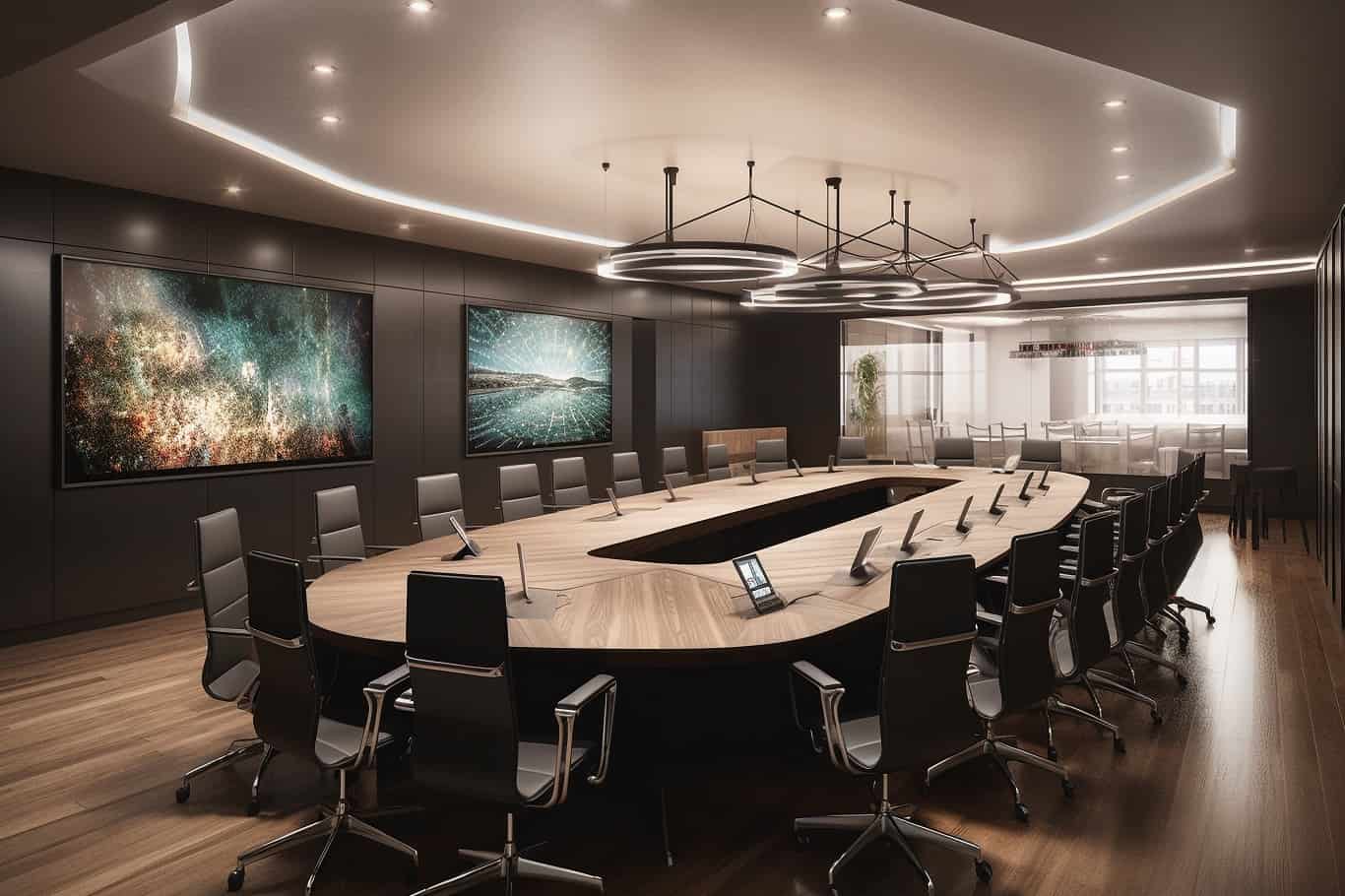 Infuse Corporate Elegance Into Your Creative Office Wall Design
