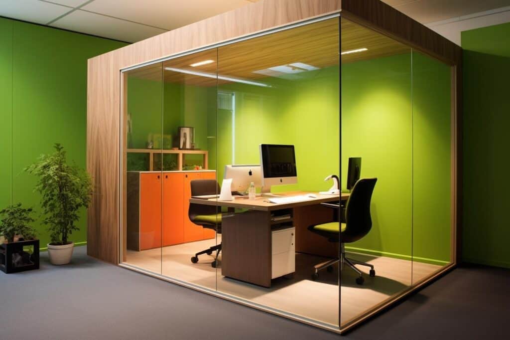 office cabin interior