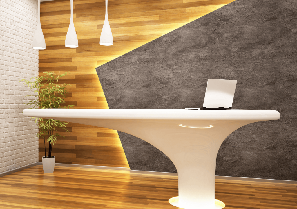 small office reception design