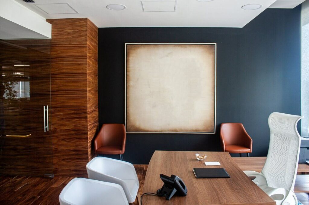 Small Office cabin interior design