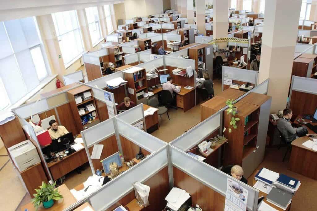 office cubicle