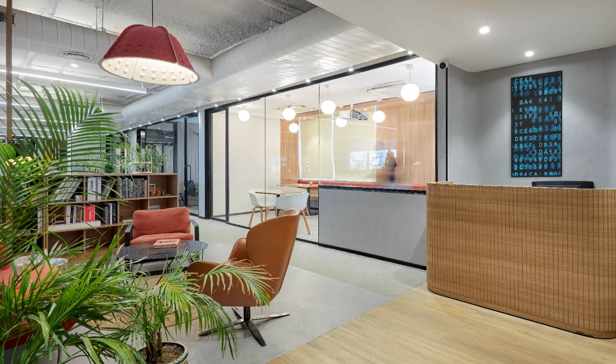 Nature-inspired colour palette for a calm and soothing environment