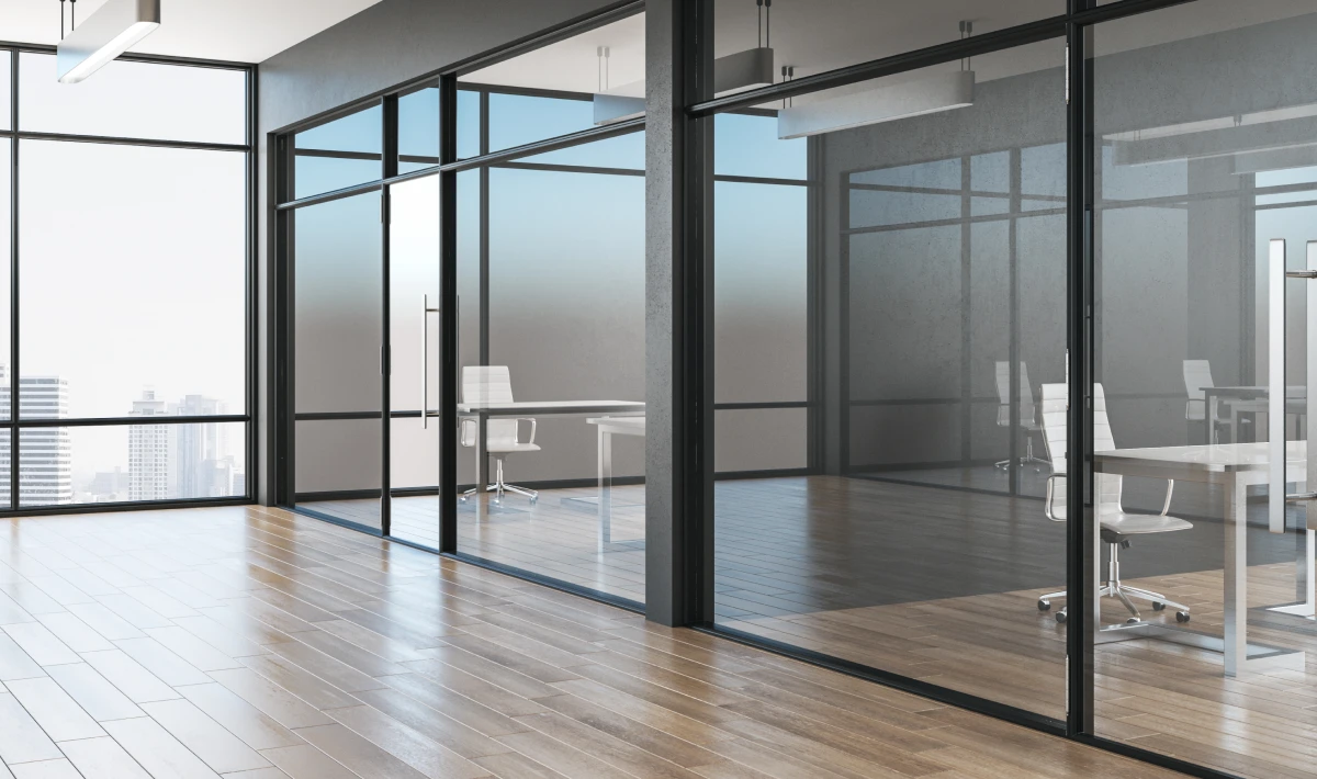 Glass Barn Door Style