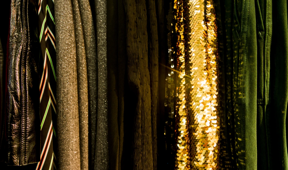Festive fringe curtains transforming office entrances for the New Year