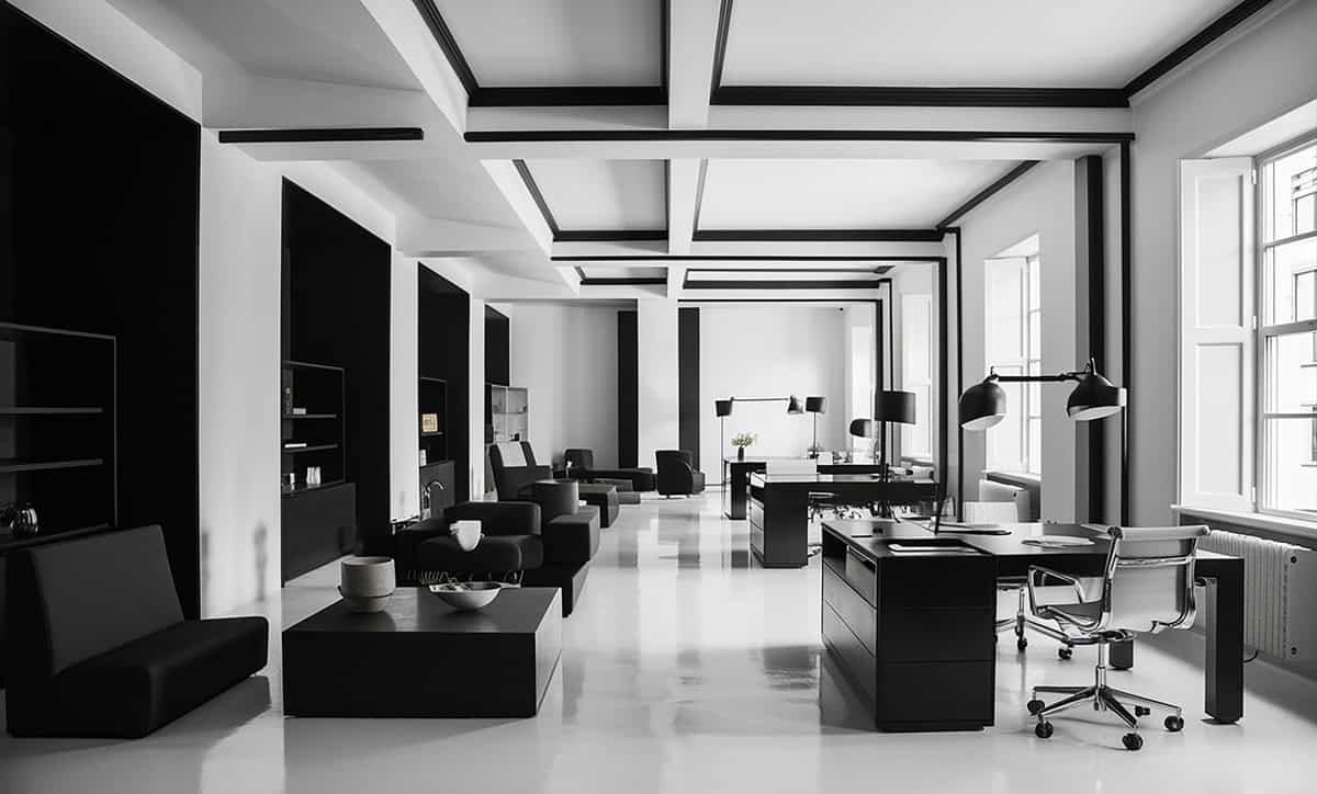 Black and White Office Interiors: How to Achieve a Stylish Look