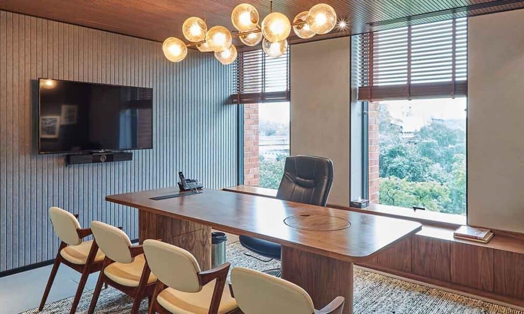Modern MD room interior with elegant furniture