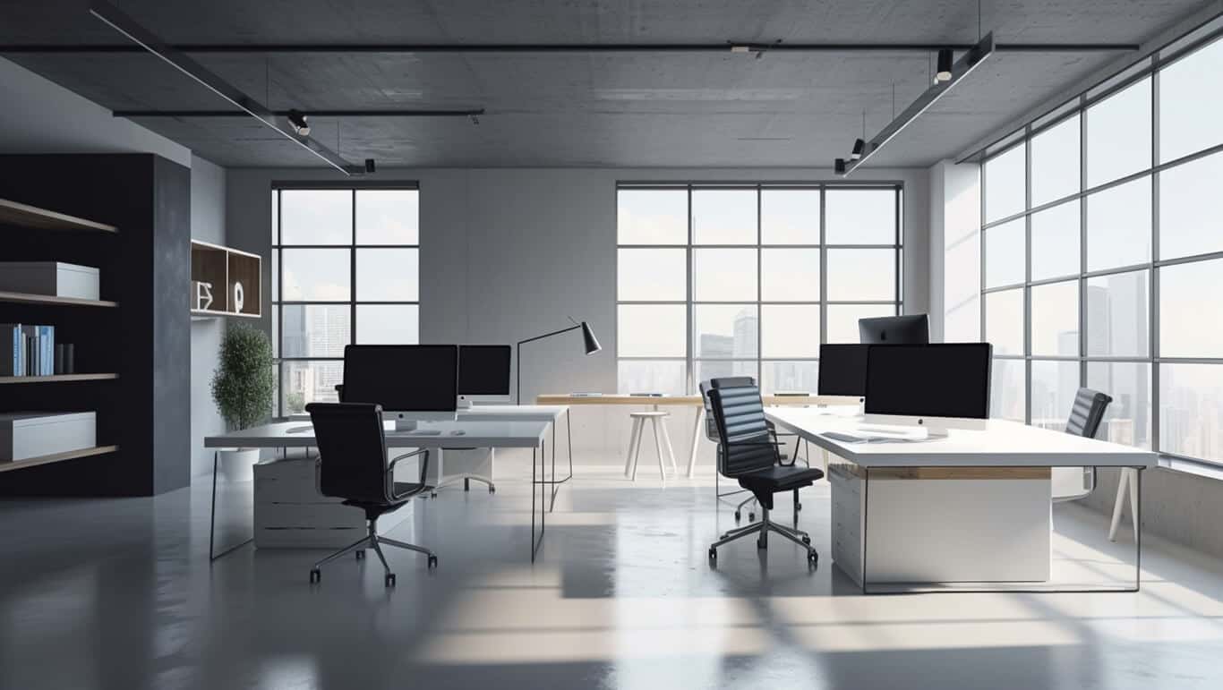 Technology integration office design idea