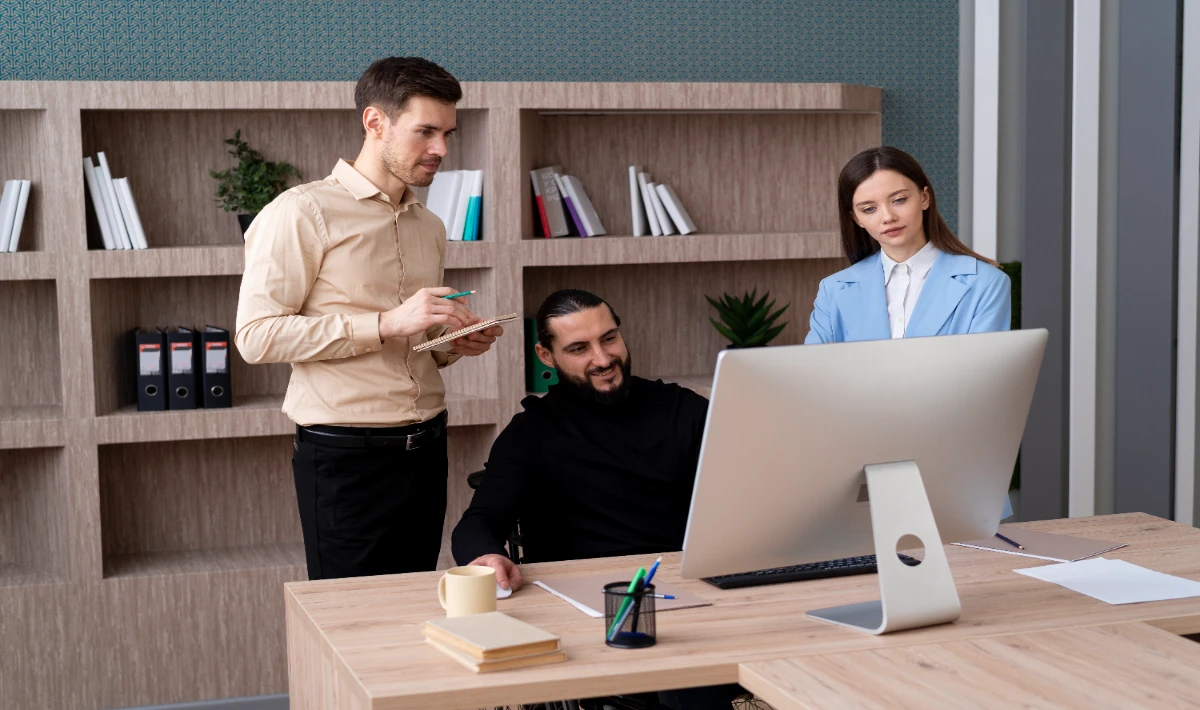 Corporate office interiors designed to encourage employee ownership