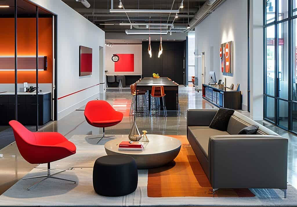 modern office design workspace