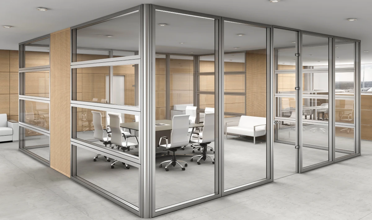 Steel Frame Glass Door