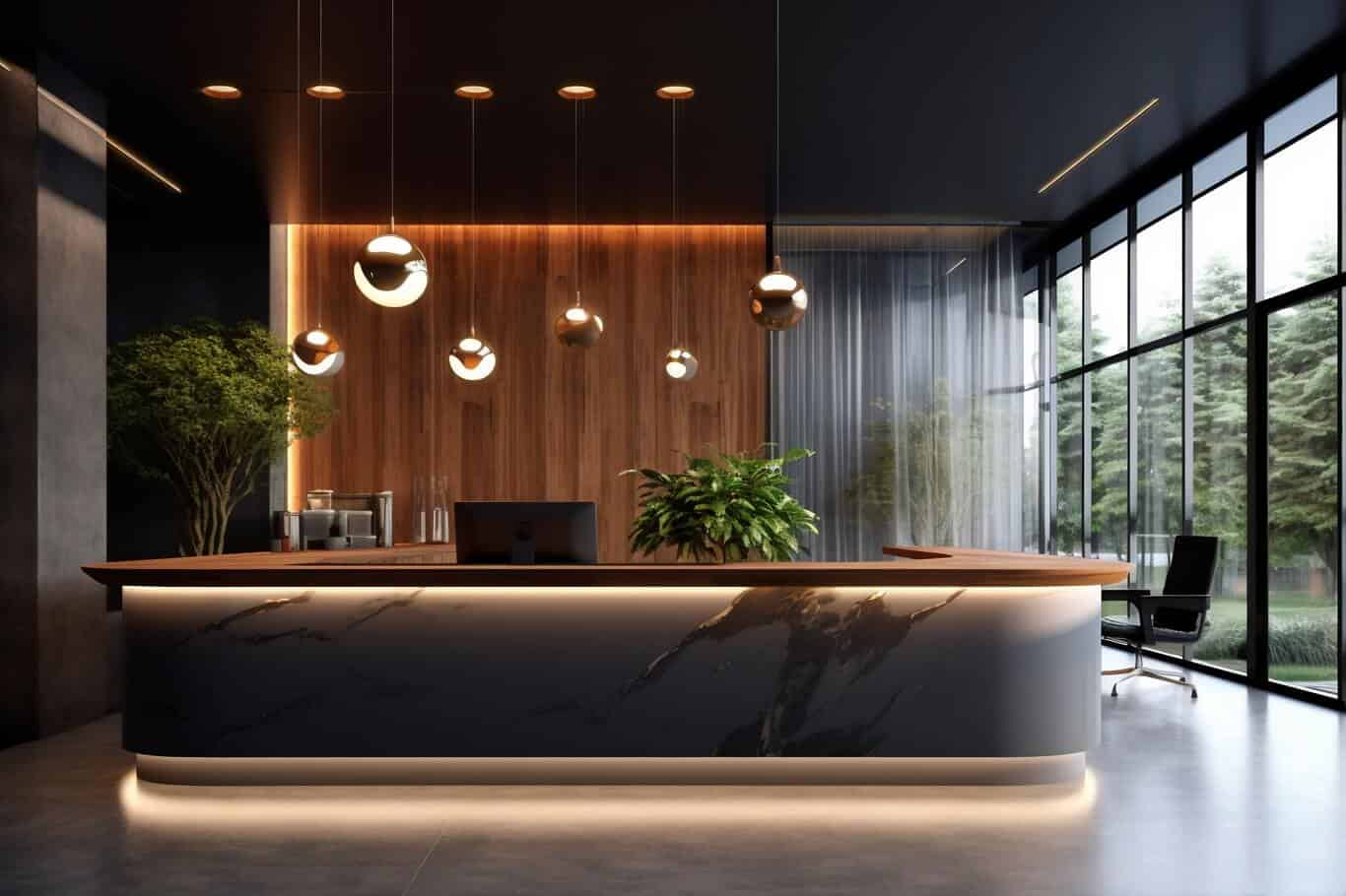How To Make An Aesthetic Office Reception Wall Design?