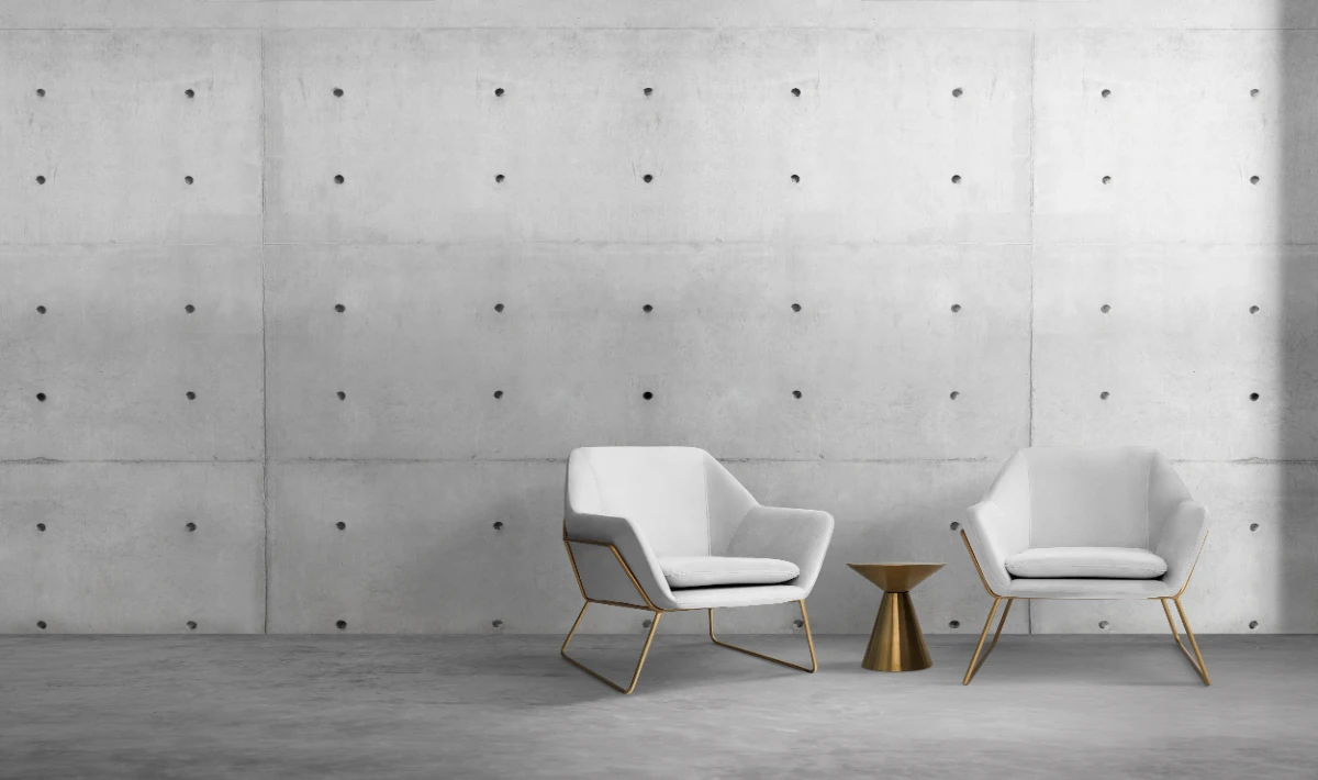 Light grey office wall tiles creating balance across work areas now