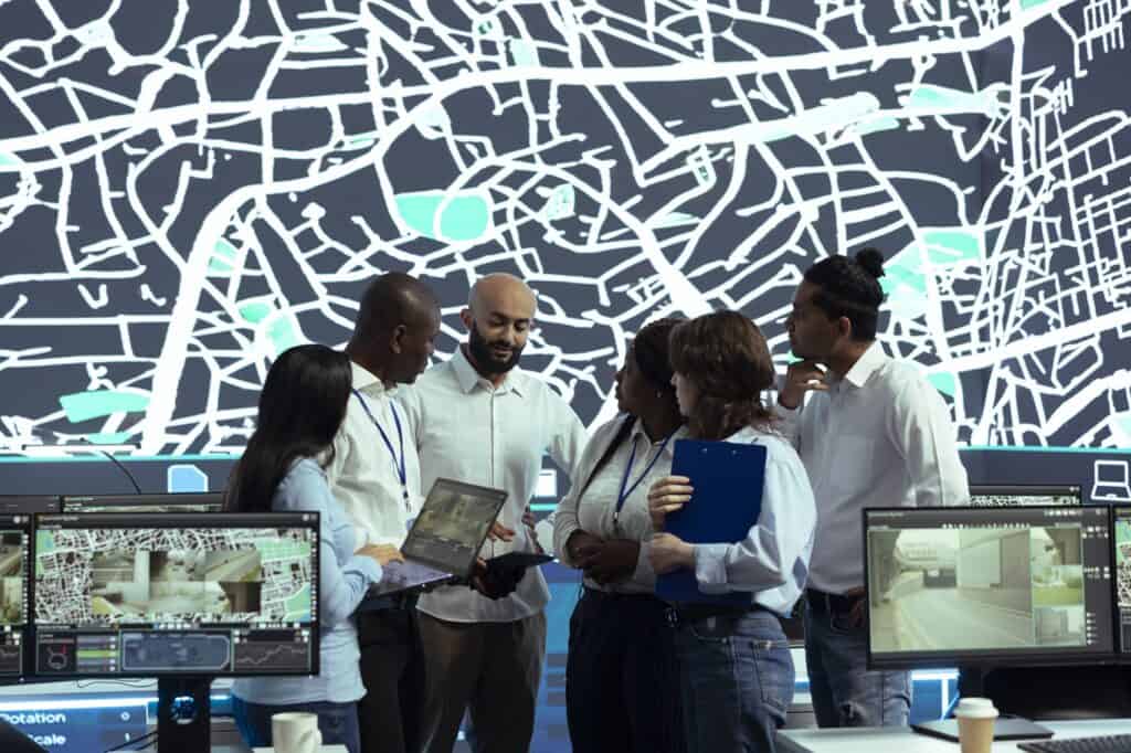 interactive 3D art installations for office