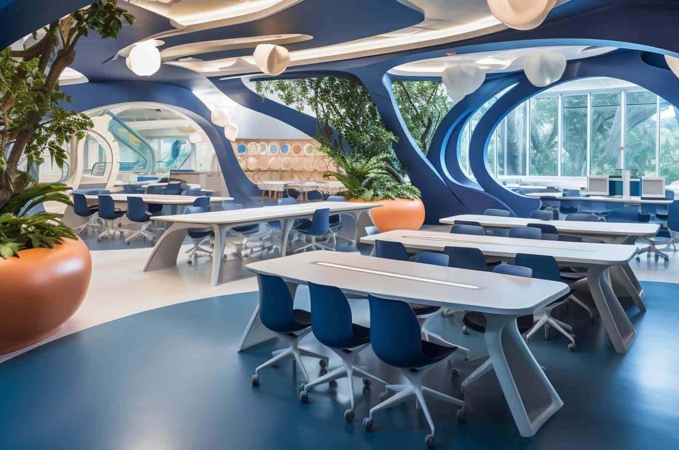 Modern Office Wall Designs For A Vibrant Workplace